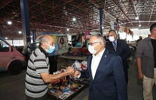Büyükkılıç, esnaf ve vatandaşla buluştu, aşıyı...