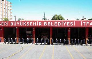 Büyükkılıç’tan itfaiyeye ’teşekkür’ ziyareti