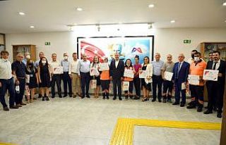 Büyükşehir personeline mesleki eğitim sertifikası