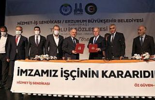 Büyükşehir’de toplu iş sözleşme sevinci