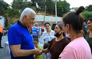 Büyükşehirden yangın mağdurlarına hayvan ve...