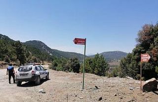 Çameli’de yangın nöbeti