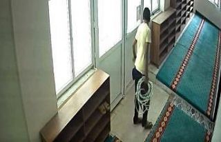 Camiden klima kablosu çalan zanlı yakalandı