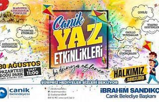 Canik Belediyesi’nden yaz etkinliği