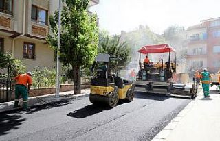 Çankaya Belediyesi 20 cadde ve sokakta asfalt çalışmasını...