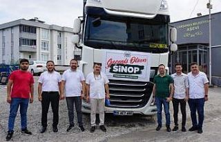 Çarşamba’dan Sinop’a yardım tırı