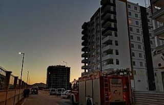 Çatıya çıkan şahsı polis ikna etti