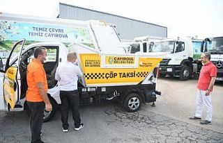 Çayırova’da çöp taksi hizmete başladı