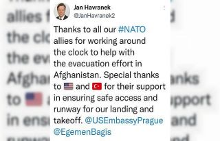 Çekya’dan Afganistan’daki tahliye çalışmaları...
