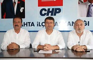 CHP Kahta İlçe Başkanı Celayer basın toplantısı...