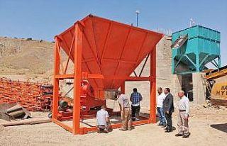 Çiçekdağı Belediyesi taş kırma tesisi kuruyor