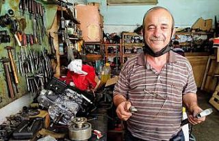 Çim motoru tamircilerinin yoğun mesaisi başladı