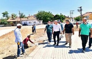 Çınar, Melekbaba’da park alanını inceledi