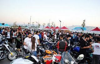 Çorum’da düzenlenen motosiklet festivali renkli...