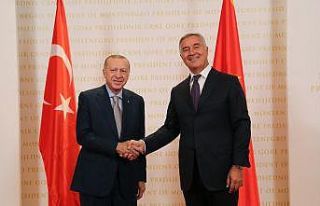 Cumhurbaşkanı Erdoğan, Karadağlı mevkidaşı...
