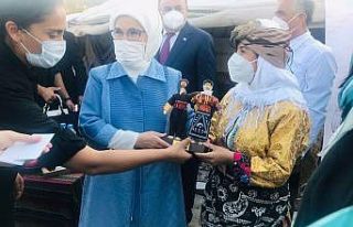 Cumhurbaşkanı Erdoğan ve eşi Emine Erdoğan’a...