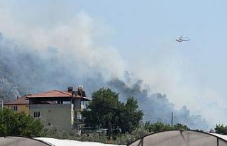 Dalaman’daki yangın büyümeden söndürüldü