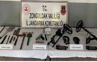 Define avcıları suçüstü yakalandı