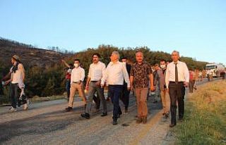 Denizli Valiliğinden orman yangını ile ilgili açıklama