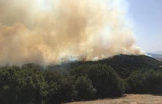 Denizli’de 2 kere kontrol altına alınan yangın...