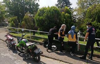 Direksiyon hakimiyetini kaybederek kaza yaptı