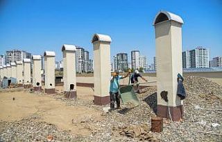 Diyarbakır otogarlarında bakım-onarım çalışması...