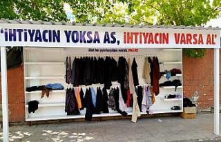 Diyarbakır’da ’İhtiyacın yoksa as, varsa al’...