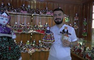 Doğal malzemelerden yapılan Ezo gelin bebekler yurt...