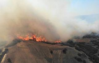 Doğal su kaynakları müdahale kadar yangınların...