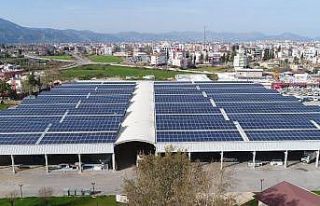 Döşemealtı Belediyesi, güneşten elektrik ihtiyacının...