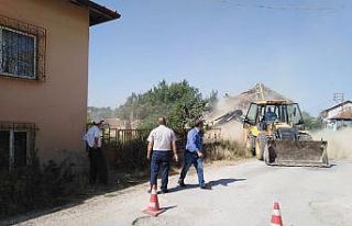 Dumlupınar’da metruk binalar yıkılıyor