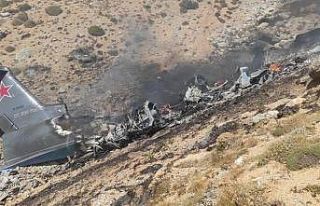 Düşen uçağın enkazının en net fotoğrafı ortaya...