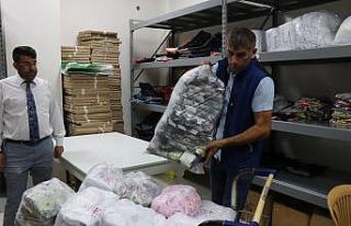 Düzce Belediyesinden selzedelere giyecek ve gıda...