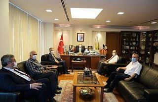 Edirne Vergi Dairesi Başkanı Aslan, ETSO Başkanı...