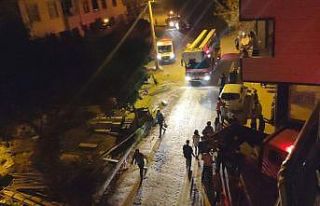 Elazığ’da çatı yangını