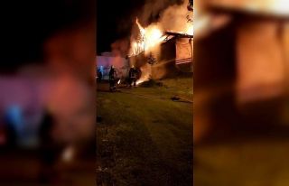 Elazığ’da korkutan yangın