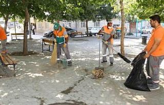 Elazığ’da temizlik çalışmaları sürüyor