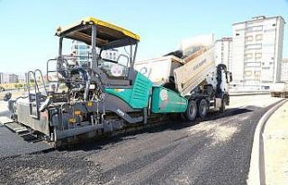Elazığ’da yol çalışmaları sürüyor