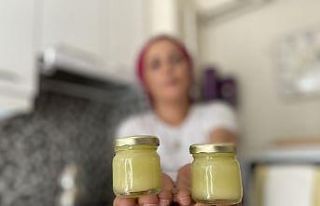 Elleriyle yanık kremi yapıp, yangın bölgelerine...