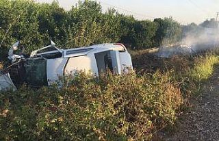 Emniyet kemeri kazada hayat kurtardı