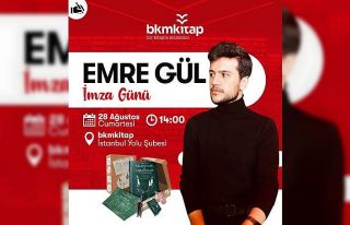 Emre Gül, imza gününde Bursalı okurlarıyla buluşuyor