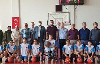 Engelli gencin basketbol hayâli gerçek oldu