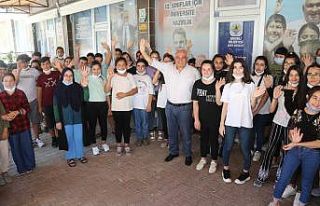 Erdemli Belediyesinin kurs merkezlerinde eğitim aldılar,...