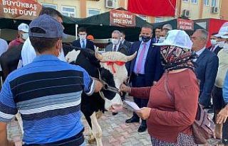 Ereğli Belediyesinin yangın bölgesine gönderdiği...