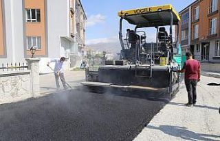 Erzincan’da sıcak asfalt çalışması