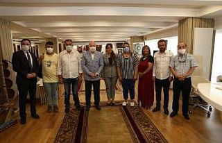 Erzurum Yeni Medya Derneğinden Başkan Sekmen’e...