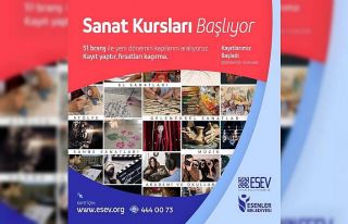 ESEV sanat kursları başlıyor