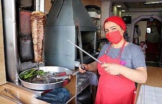 Eşi yaralandı işini devraldı, yapamazsın diyenlere...