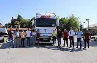 ESO’dan yangın bölgesine yardım tırı