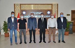 ETSO yönetiminden, Emniyet Müdürü Tuncer’e ziyaret